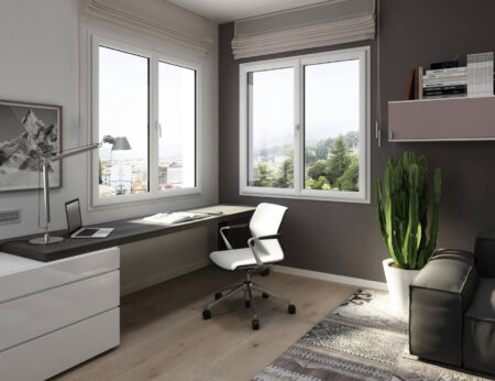 Klamka SLIDE - drzwi tarasowe-SLIDE - anthracite srebrny